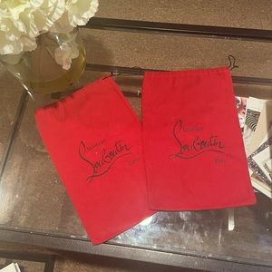 Christian Louboutin dust bags for heels or boot